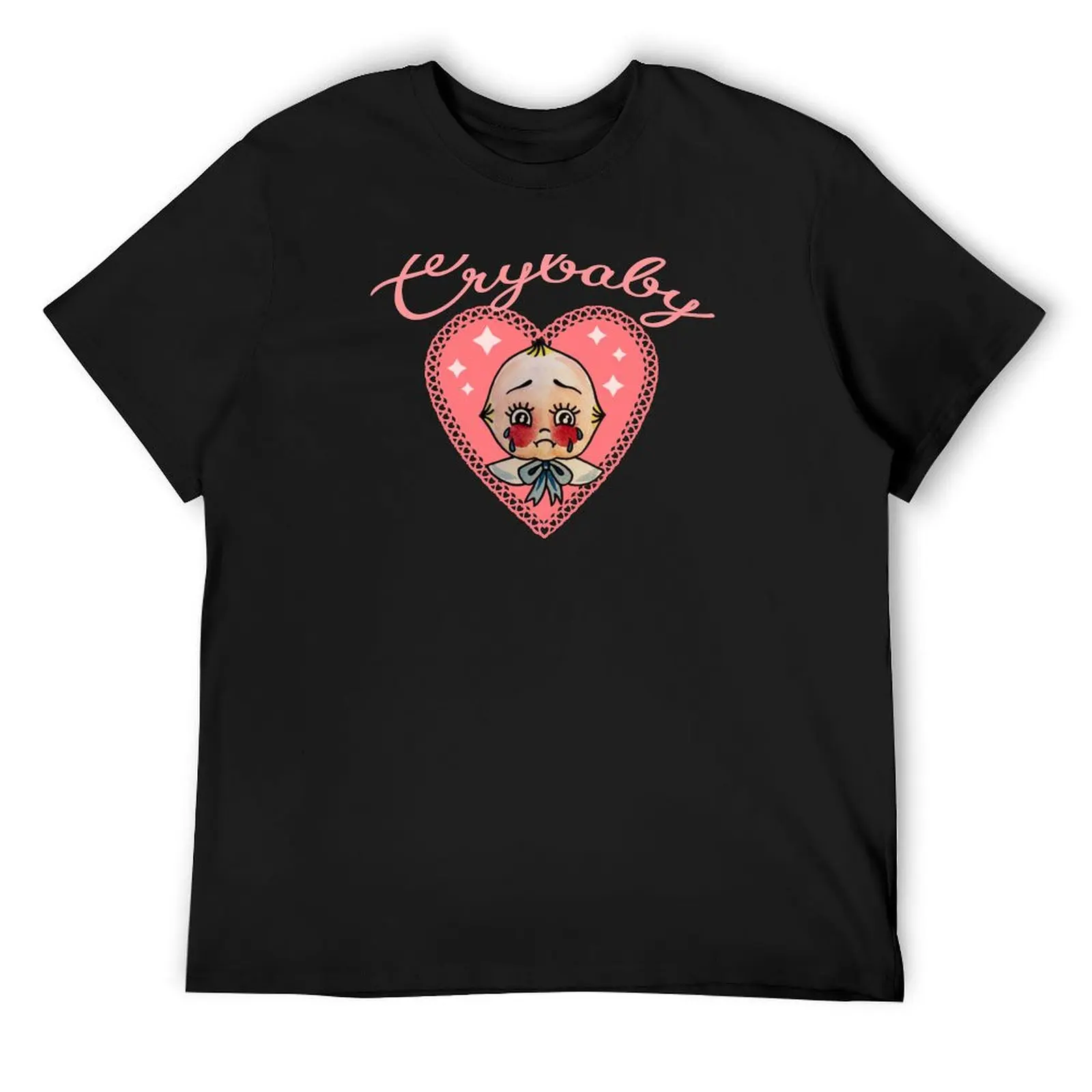 

Crybaby kewpie T-Shirt vintage clothes football t shirt Aesthetic clothing anime tshirt oversized t shirt men