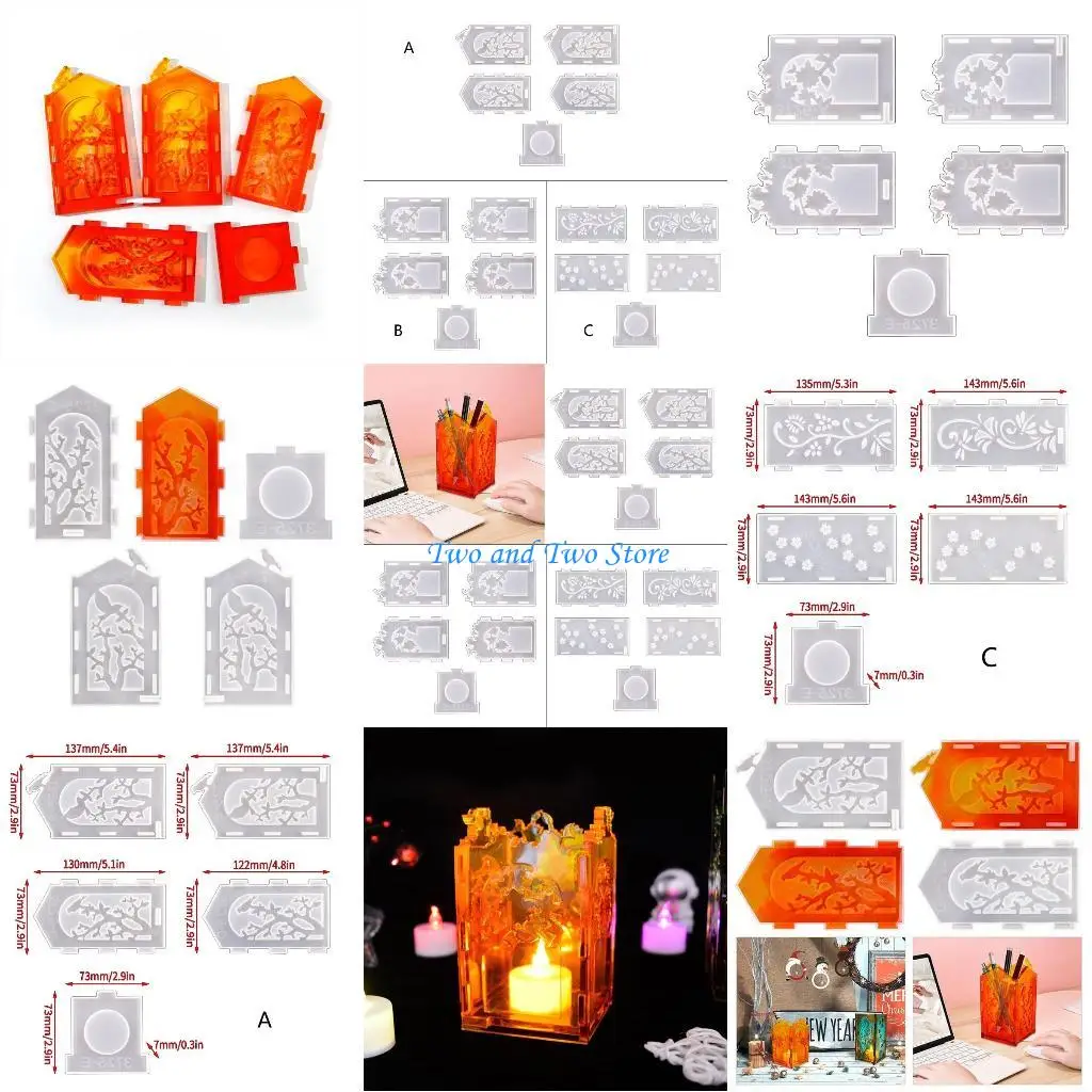 

HX6F DIY Держатель Смола Силиконовая Форма Ручка Держатель Кисти Для Макияжа Смола Литье Формы