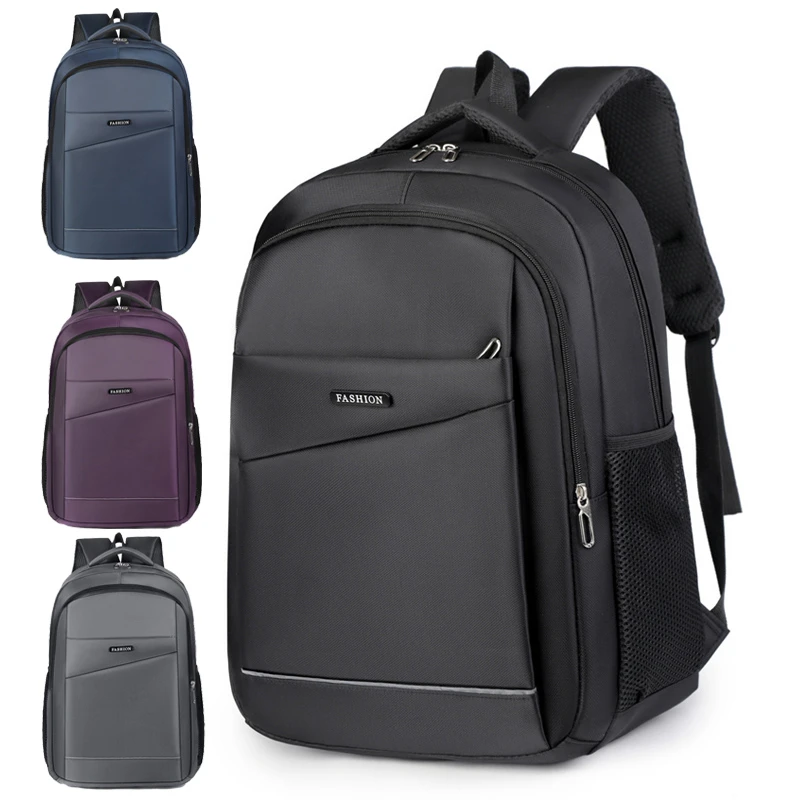 Large-capacity backpack - made of durable fabric, with zipper closure, suitable for professional laptop bags, travel backpacks,