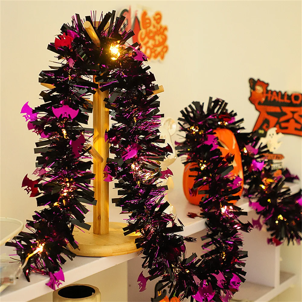 

Halloween Tinsel Strip Mysterious String Of Lights Halloween Decoration Strip Easy To Install Party Decoration Lights For Party