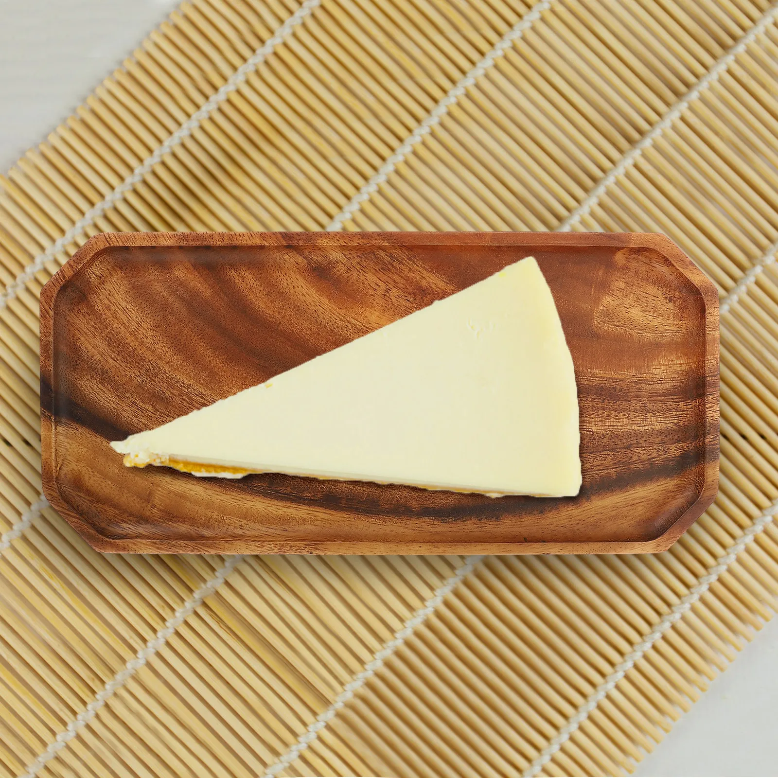 Wood Jewelry Tray Resistant Rectangular Jewelry Storage Display Plate Organizer Desktop Decor for Bracelets Rings