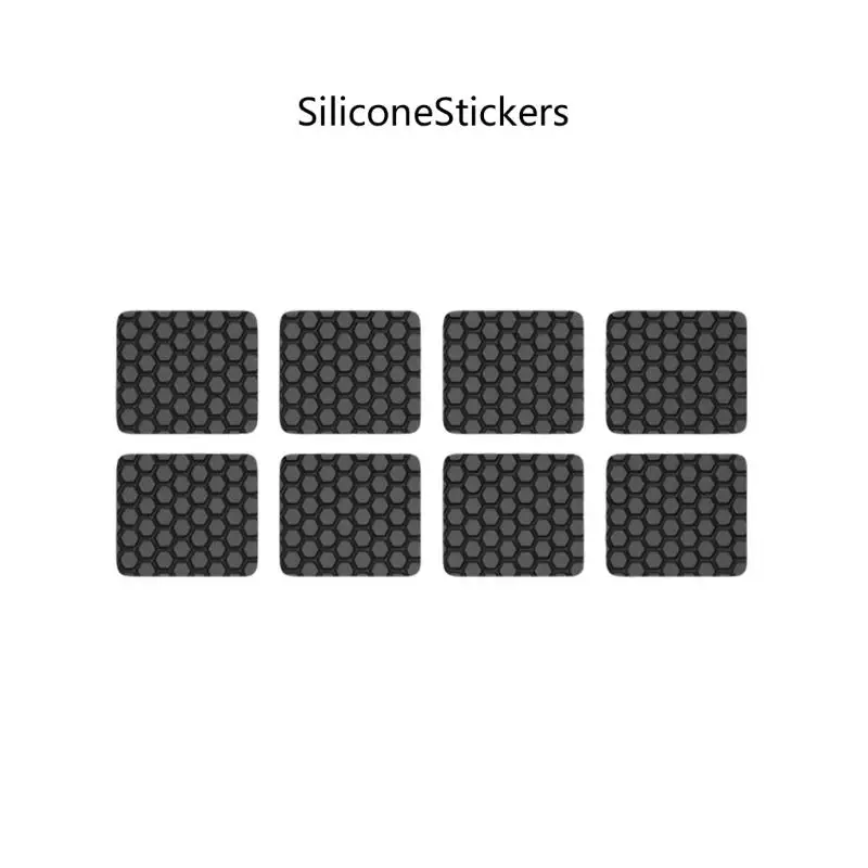 31BA 4/8/16 Stück Tastatur-Tastenaufkleber, geräuschreduzierende Silikonabdeckungen, Haltbarkeit – Detail 6