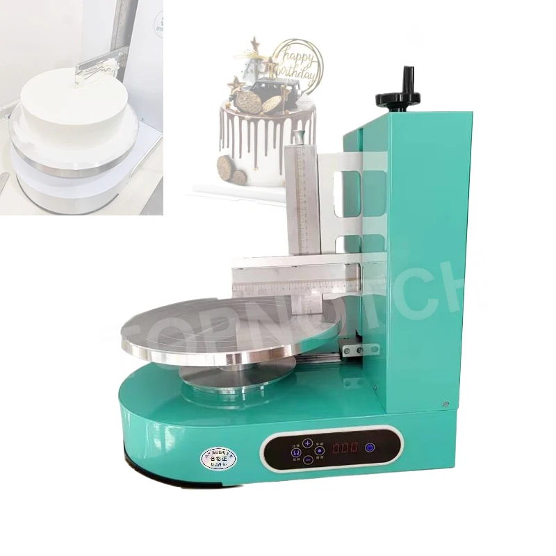 

Semi Automatic Birthday Cake Spreading Machine Round Cake Smoothing Maker Cream Decoration Spreader