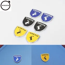 Elk Shield Car Body Tail Logo Badge, Elk Adesivos, para Volvo XC90xc70x60 40V50V60S50S70S9Elk, 2pcs, 3D