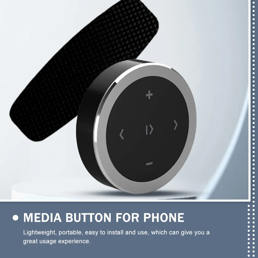 

Wireless Steering Wheel Remote Control Adapter Controller Media Button For Car Motorcycle Phone Volume Music Shutter