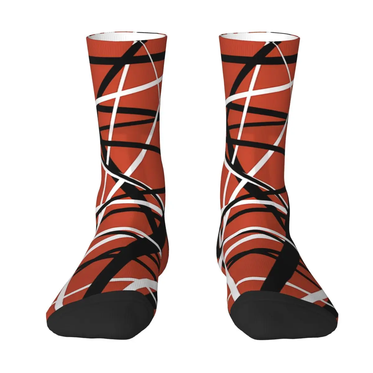 Unisex Men Socks Eddie Van Halen Stripes Stockings Winter Retro Soft Socks Pattern Running Anti Skid Socks