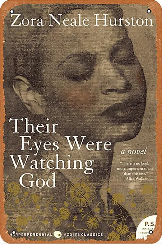 Their Eyes Were Watching God Wall Poster Metal Vintage Band Tin Signs Retro 12 x 8 inches Garage Plaque Decorative Living R sign