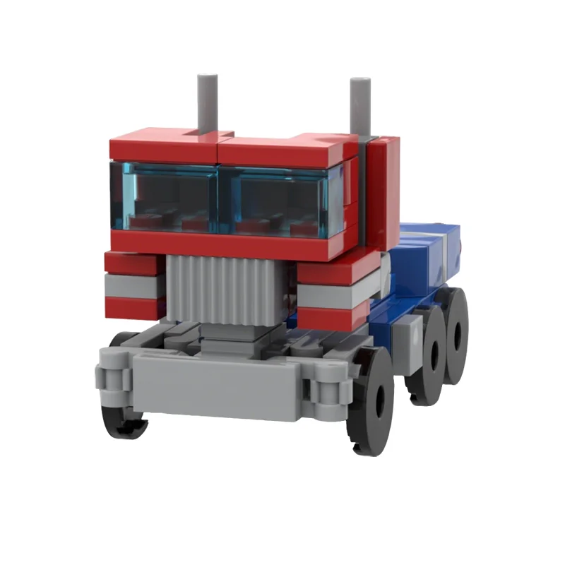 108pcs MOC Icons Optimus Prime Transformable Mini Model Building Blocks Architecture Toys Christmas Gifts Education Idea Brick