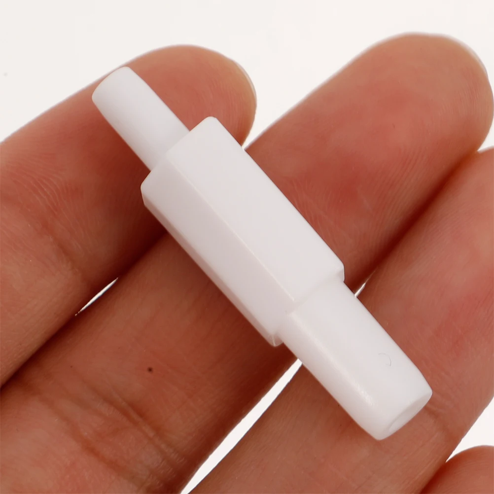 

2pcs Baby Feeding Accessories Small White Tube PP Breast Pump Valve Replacement Portable Pump Parts Hose Adapter