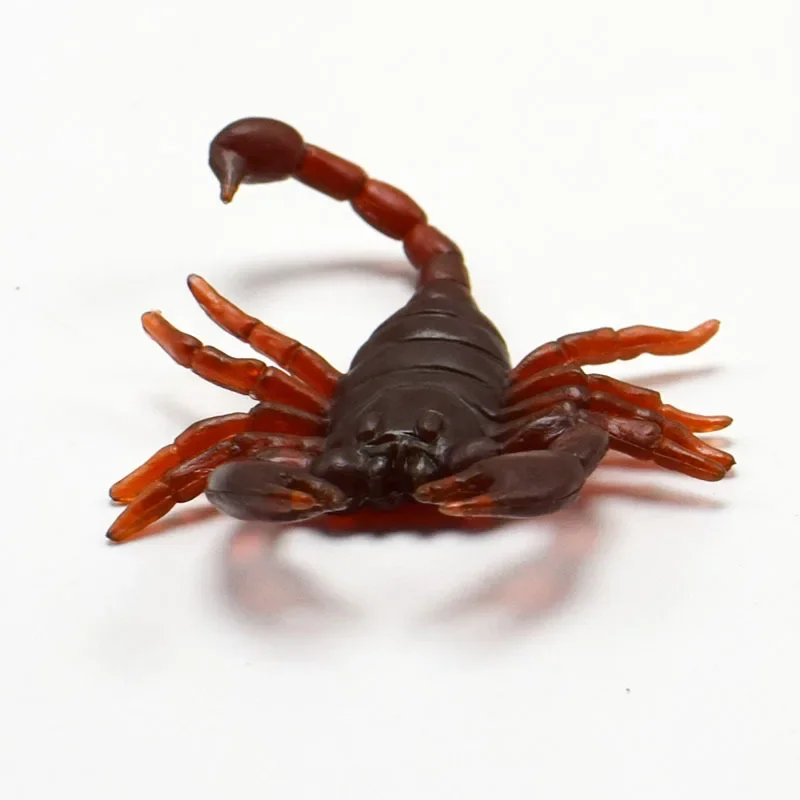 Simulação Scorpion Toy Para Halloween, Prank Terror, Modelo engraçado de Halloween, Dia da mentira, 10 unid, Dia da mentira