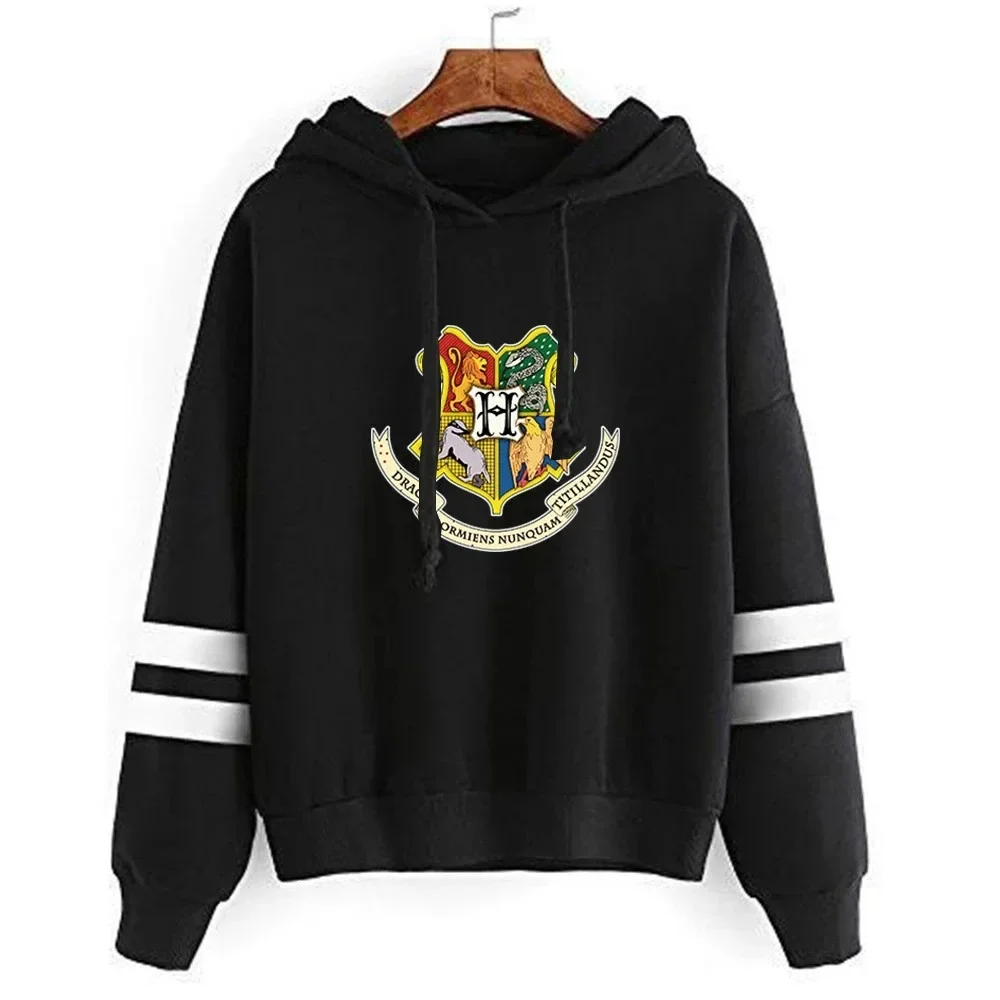 2024 NEW Hot Sale 5 Styles Harri Series Black Collection Magic Four Academy Hoodie for Unisex Casual Sweatshirt Hooded Tops