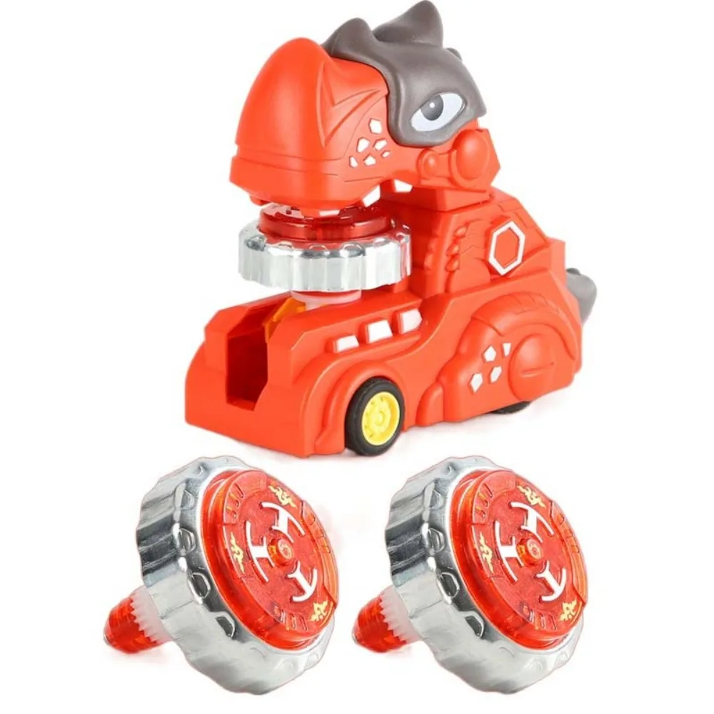 

Cool Lighting Dinosaur Gyro Toy Alloy Combination Drop Resistant Luminous Gyroscope Sliding Spinning Top Rotating Gyro