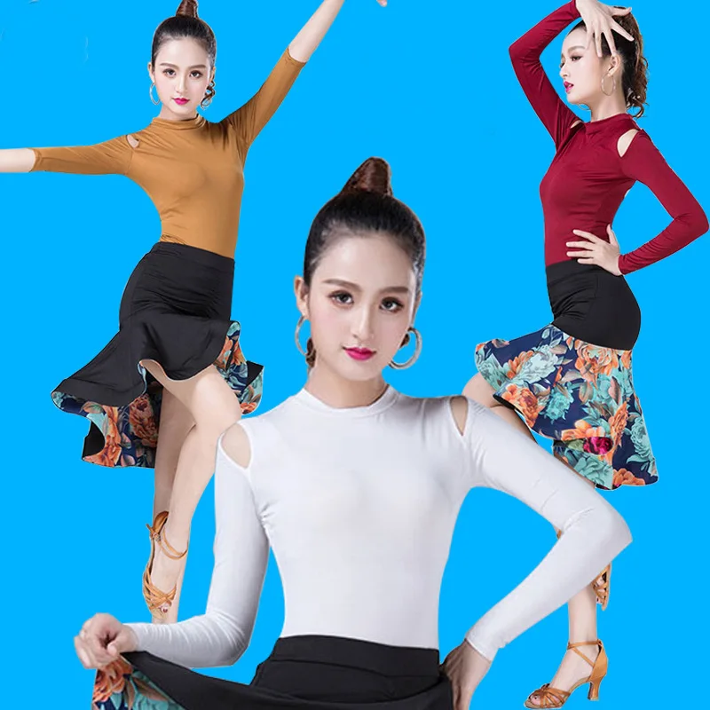

Autumn and Winter New Latin Dance Clothes Practice Clothes Women's Modern Dance Clothes