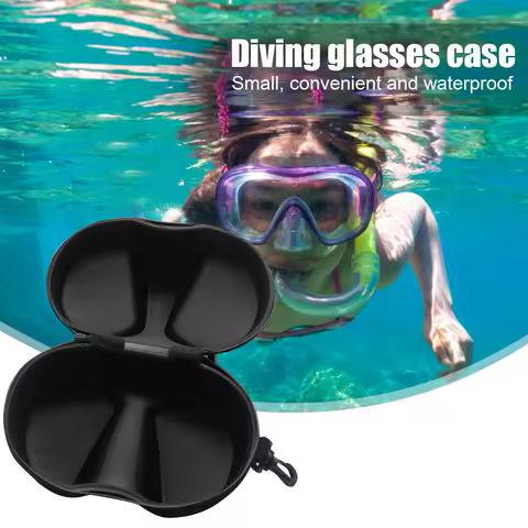 EVA Diving Mask Case Portable Swimming Scuba Glasses Storage Box with Buckle Protective Container Case for Diving Masks Glasses