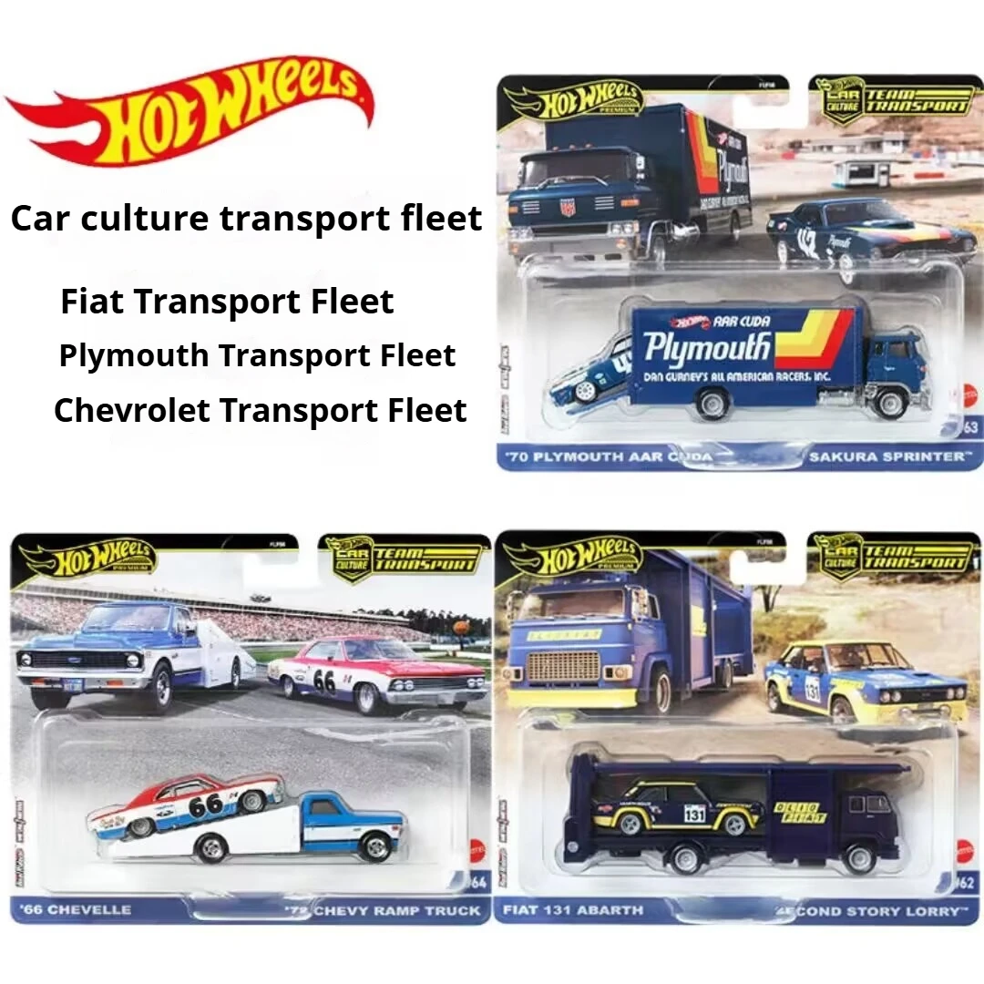 

Hot Wheels Premium Car Culture Team Transport Series Gtr Ford Collectible Car Model Children Toys Room Decoration Holiday Gift