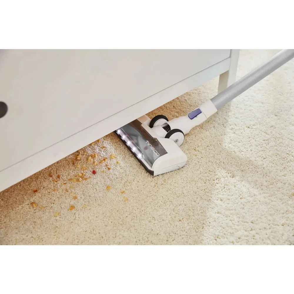 Wireless ultra light stick vacuum cleaner suitable for hard floors and low plush carpets