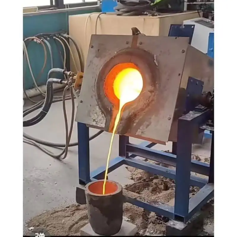 

Bar Induction Forging Hine Medium Frequency Electric Melting Furnace 100KW 1-10KHZ For Stainless Steel Metal