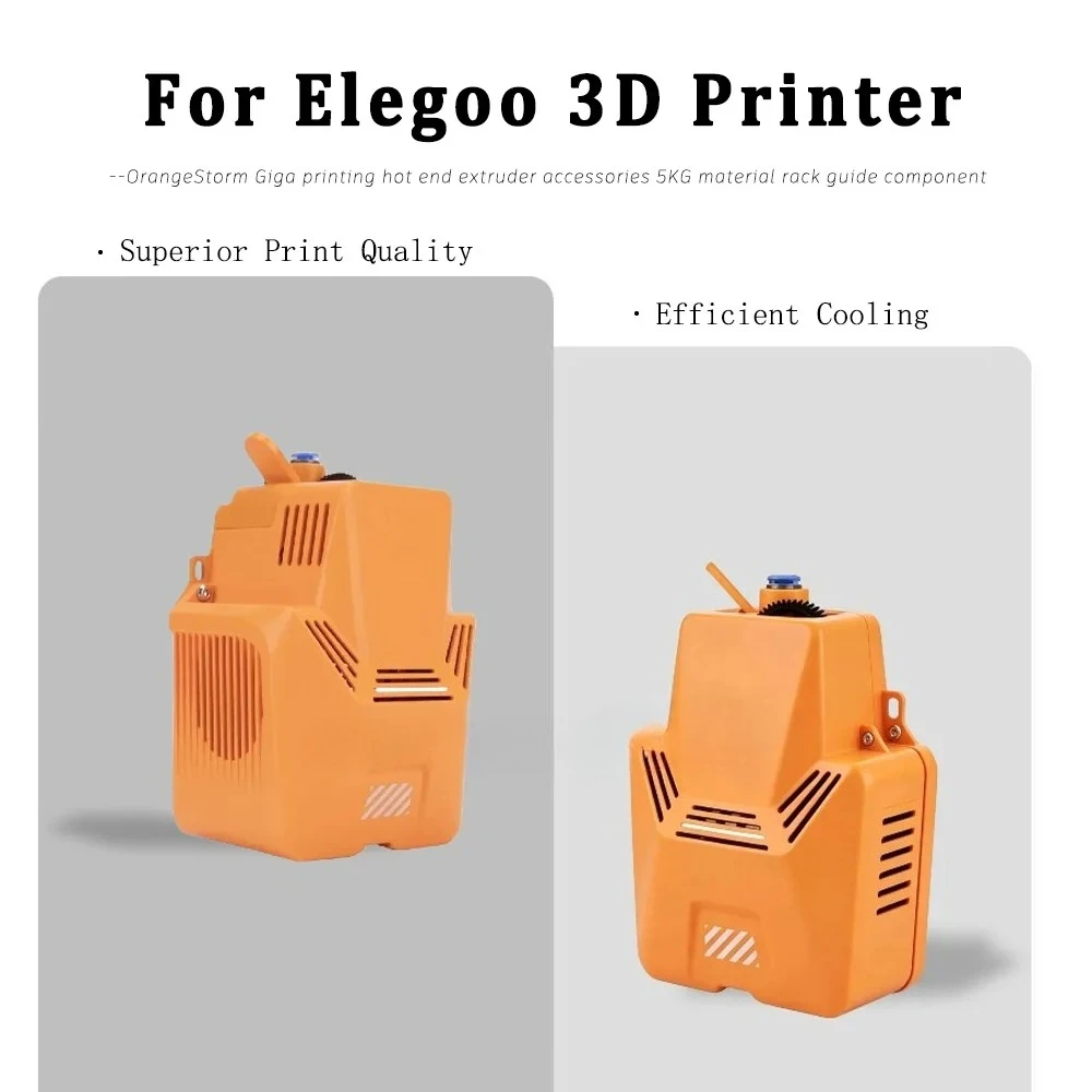 For Elegoo 3D Printer Parts OrangeStorm Giga Printing Hot End Extruder Accessories 5KG Material Rack Guide Assembly