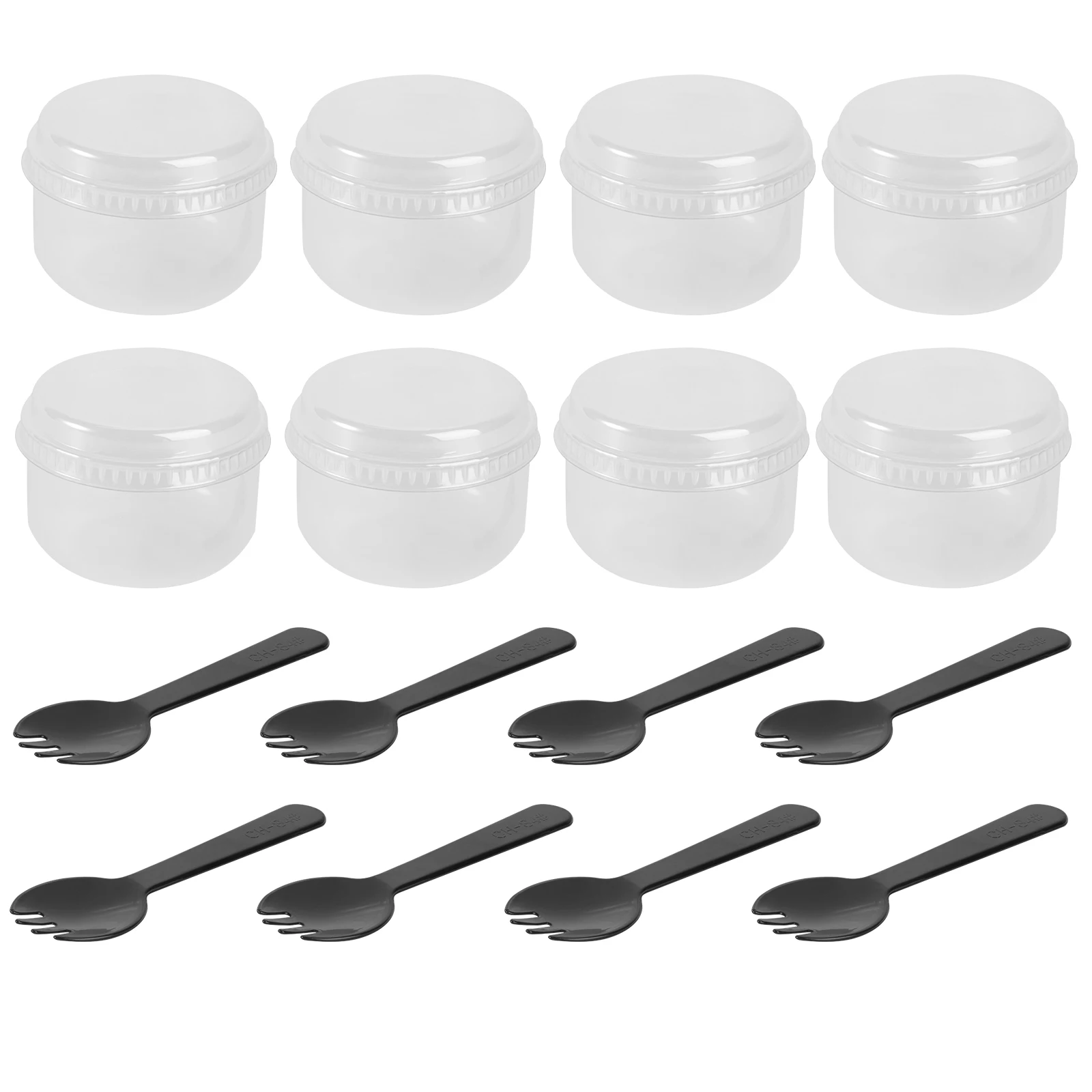 

Pudding Cup 50 Sets Small Light Cups High Temp Resistance Baking Lids Reusable Dessert Containers Practical Baking Tool Cake