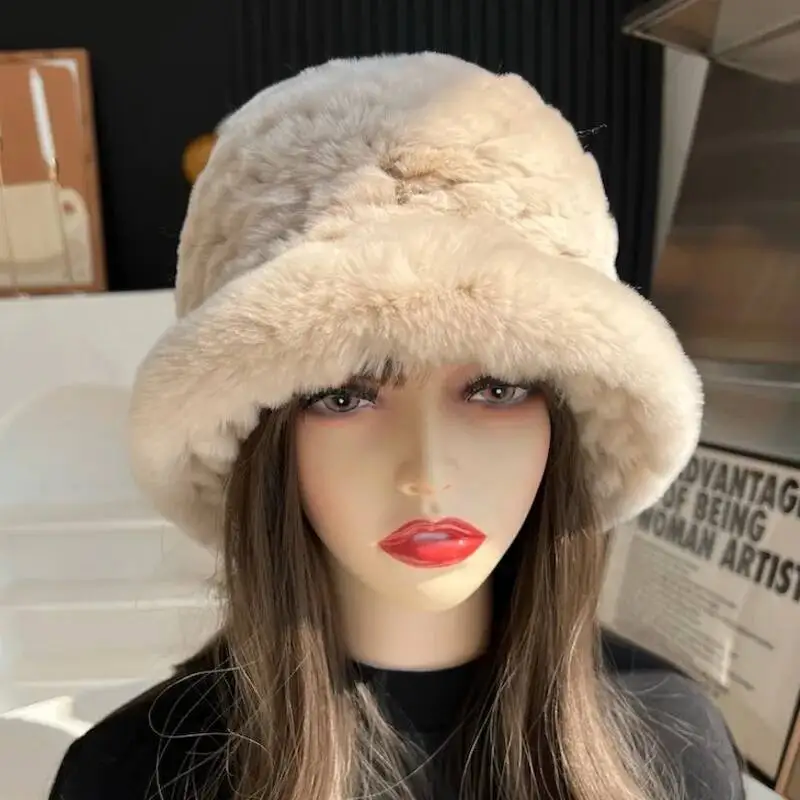 gorro-de-piel-de-conejo-rex-gorro-de-punto-calido-para-invierno-gorro-de-pescador-de-felpa-para-mujer-para-salidas-casuales