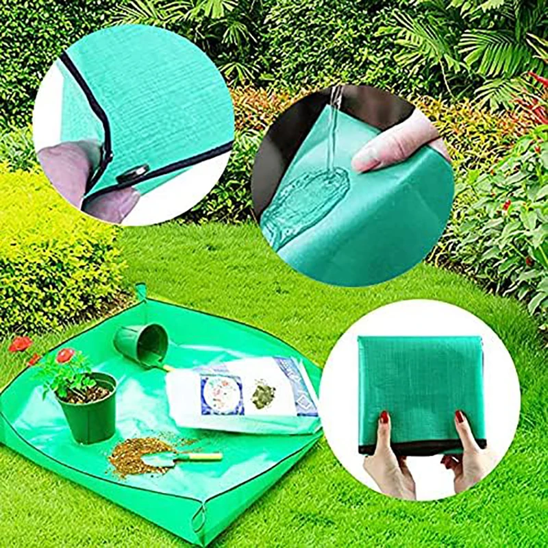 Plant Repotting Mat,Waterproof Transplanting Mat,Indoor Succulent Potting Mat for Transplant and Mess Control,Portable Gardening