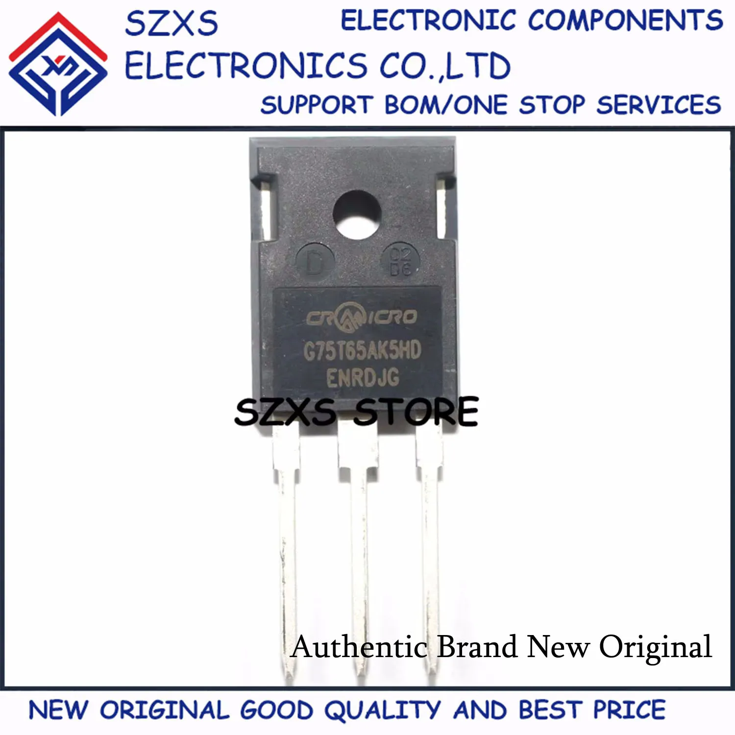 New Original 10Pcs CRG75T65AK5HD G75T65AK5HD CRG75T65AK5SD G75T65AK5SD TO-247 650V 75A IGBT Transistor In Stock Good Quality