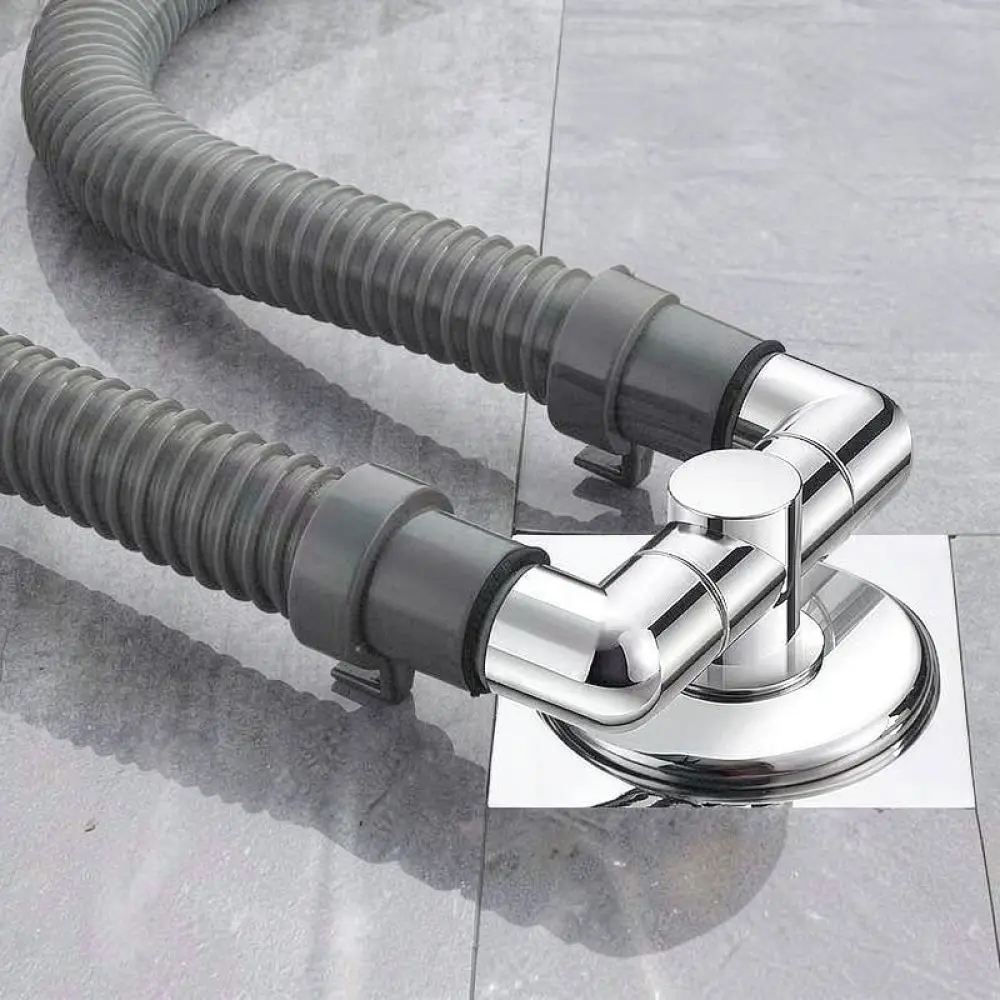 Washing Machine Hose Adapter Anti Overflow Floor Drain Connector Odor Proof Two Way Pipe Splitter Bathroom Part
