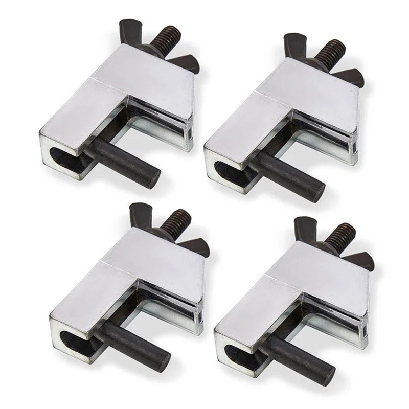 

ABRS-4Pcs Brake Line Clamp 4Pcs Metal Brake Line Clamp For Flexible Hoses Fuel Hoses Hose Clamp Pliers