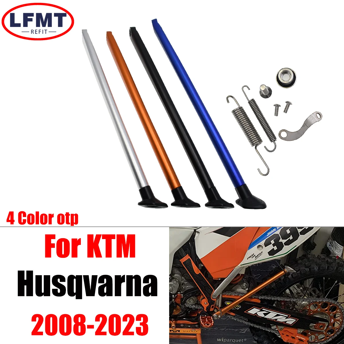 

For KTM Motorcycle Parking rack Side rack Stand With Spring Kit For Husqvarna FE TE TX FX FS XC XCW EXC EXCF XCF XCF-W 2008-2023