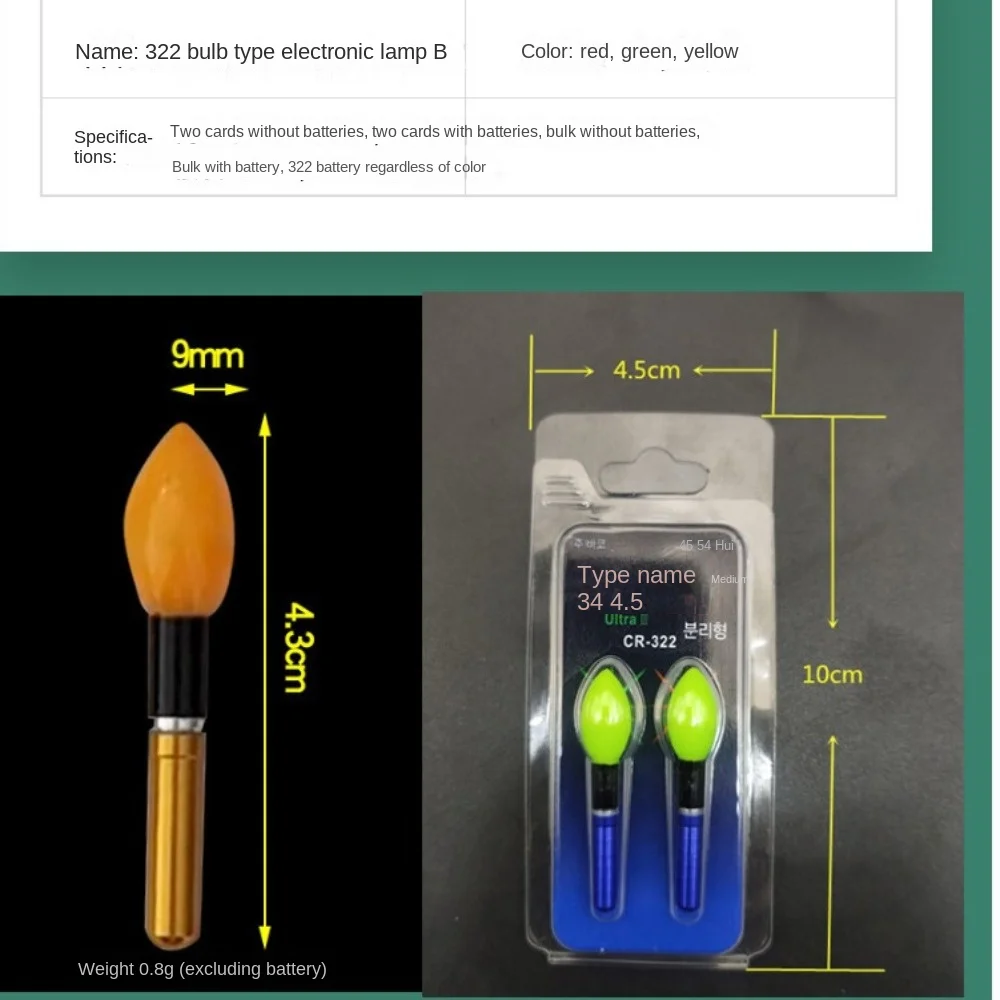 2pcs Night Fishing Fishing Rod Lighting Stick Waterproof Float Tackle Fishing Luminous Stick 4 Color Removable LED Night Tackle view 5