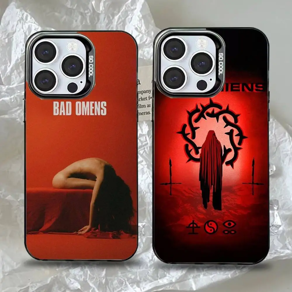 

Band Bad O-Omens Phone Case For iPhone 16,15,14,13,12,11,Pro,Max,Plus,Mini,XS,SE Anti Fall Black Matte Hard Bumper