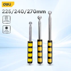 Deli Adjustable Empty Drum Hammer Stretchable Ground Testing Tools Multi-functional Household Telescopic Self Defense Hammer