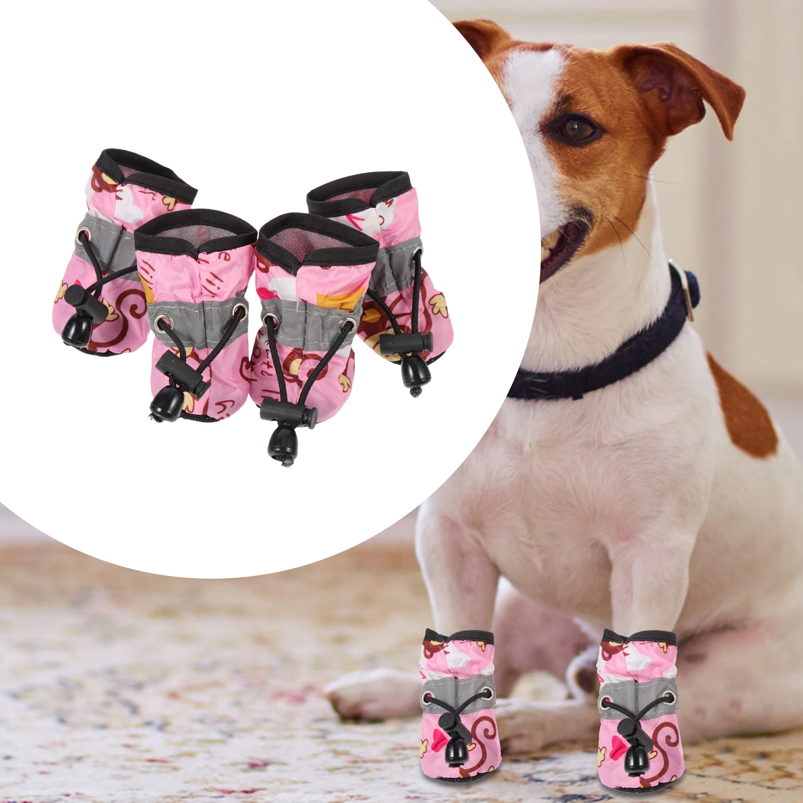 

Waterproof Breathable Shoes For Adjustable Dog Shoes Anti Slip Puppy Paw Protector Adjustable Dog Boots