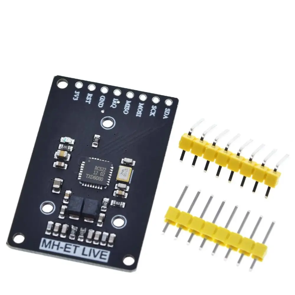 13.56MHz Frequency RFID Module 3.3V Compact RC522 MINI Module SPI Interface IC Reader Writer Access Control Systems