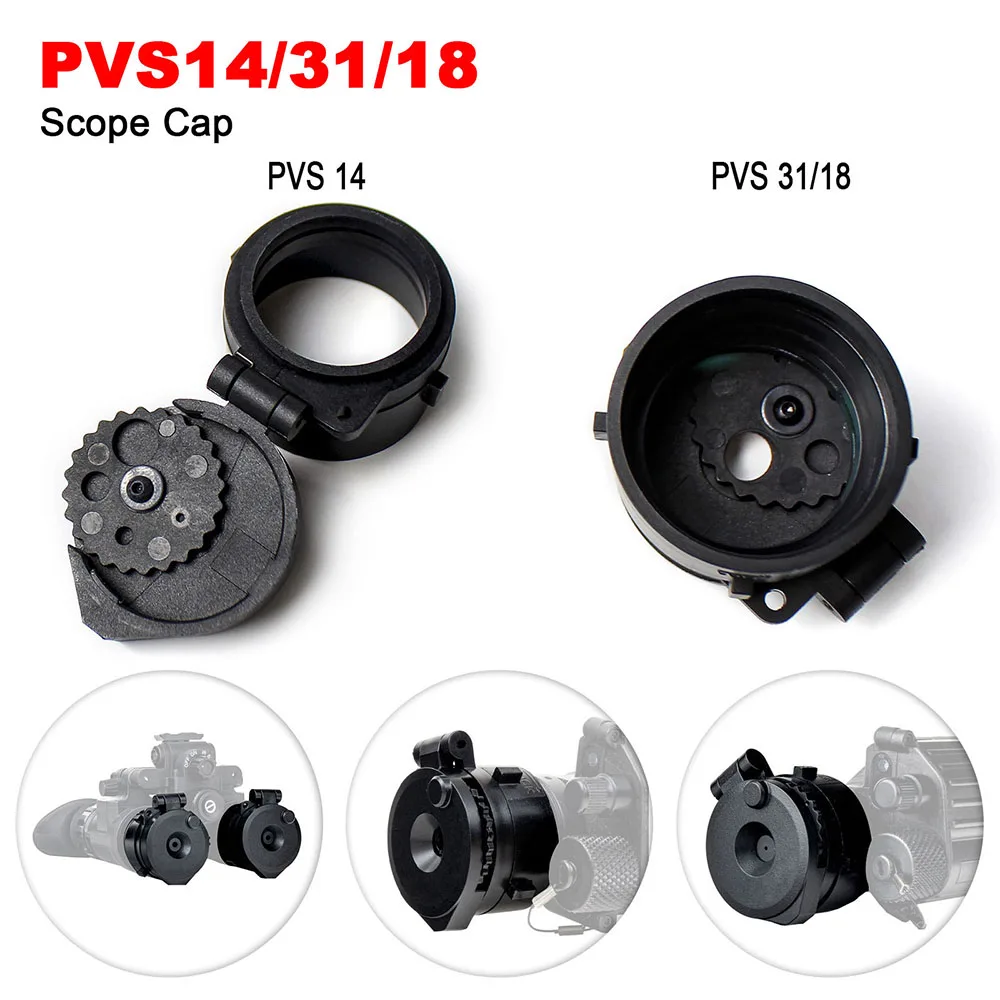 Tapa de objetivo ajustable para visor nocturno PVS14 y PVS31 - imagen 4