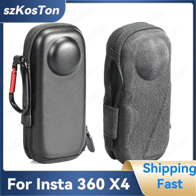 PU Tasche Tragbare Schutzhülle für Insta 360X4 Anti-scratch Screen Protector Mini Lagerung Fall für Insta360 X4 zubehör
