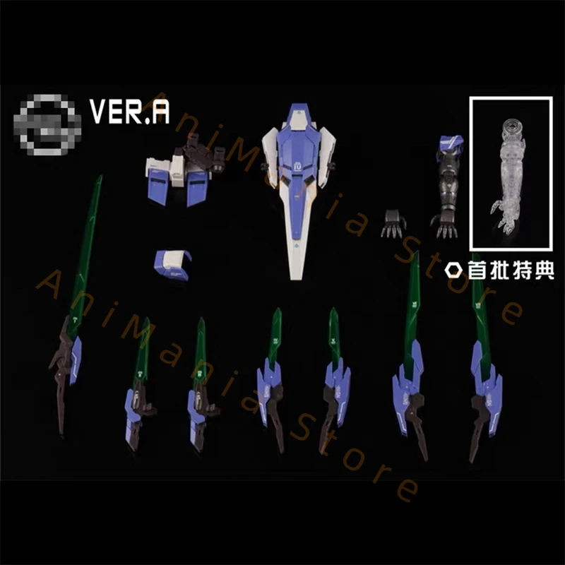 재고 있음 Xuxin 모델 Mg GN-001 Astraea R4 Riv Sword Blade 수정 고품질 조립 모델 키트 어린이를위한 장난감 컬렉션