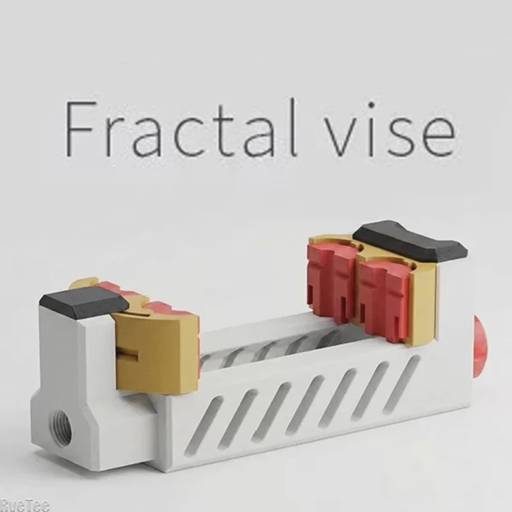 3D Printed Mini Fractal Vise for Gundam Handmade Assembly Polishing Special-shaped Wood Part Not Suitable for Metal Parts