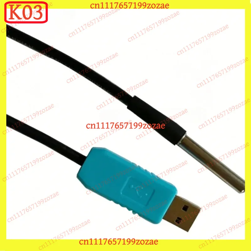 K03 DS18B20 Temperature Sensor Module USB Interface Waterproof Probe Replacement Spare Parts For Arduino Testing Equipment