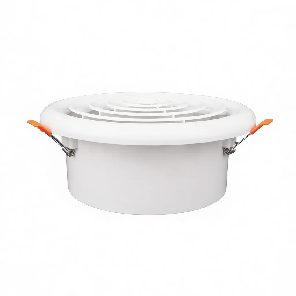 Durable ABS Round Air Vent Grille Adjustable Ventilation Cover Exhaust Outlet Duct Diffuser For Indoor Climate Control