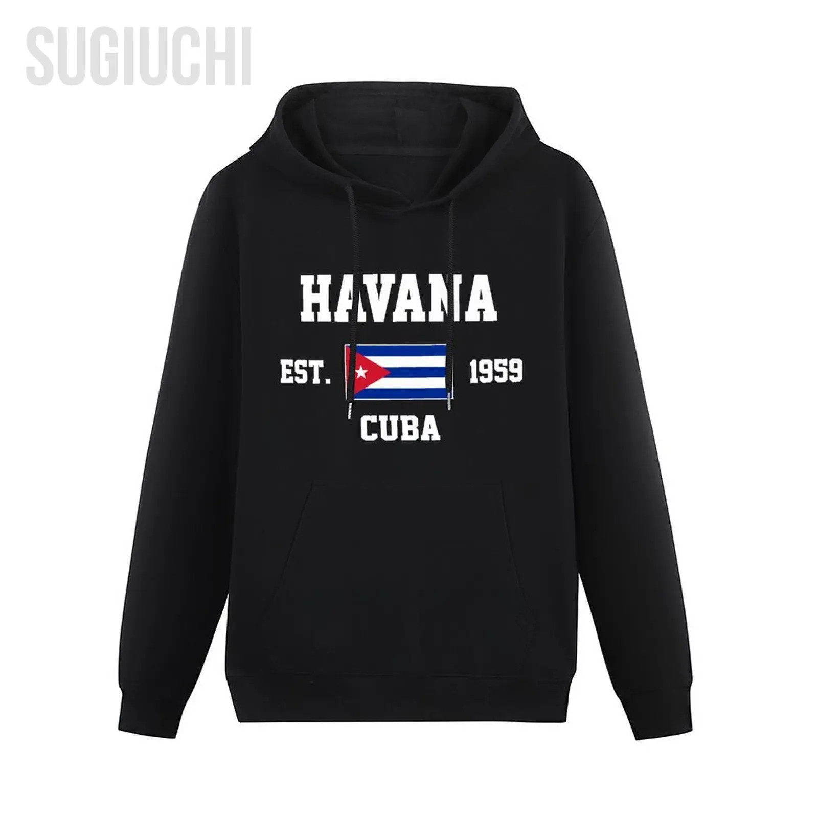 Men Women Hoodies Cuba EST.1959 Havana Capital Hoodie Pullover Hooded Hip Hop Sweatshirt Cotton Unisex