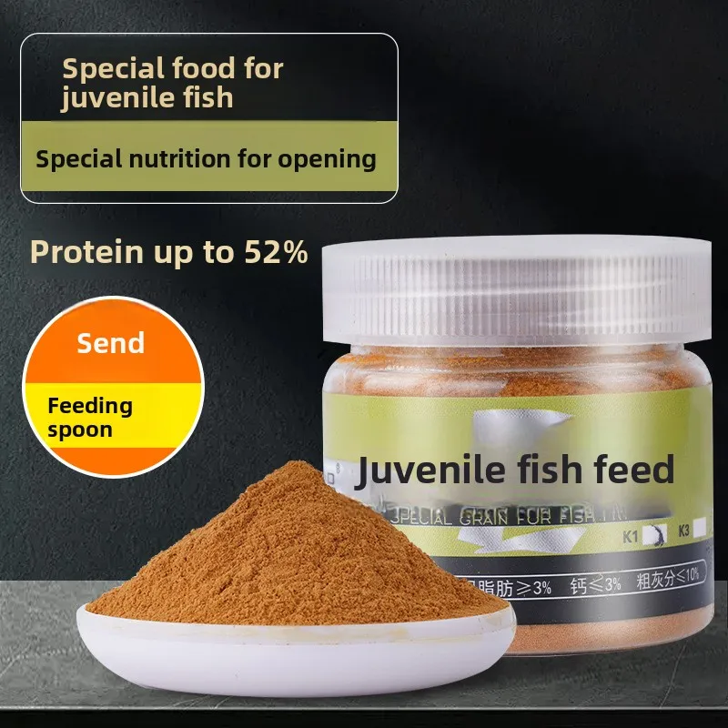 

Zhipin Baby Fish Fry Food,High Protein Powder&Fine Crumbles for Guppies,Livebearers&Artemia Layers,Clear Water Starter Formula