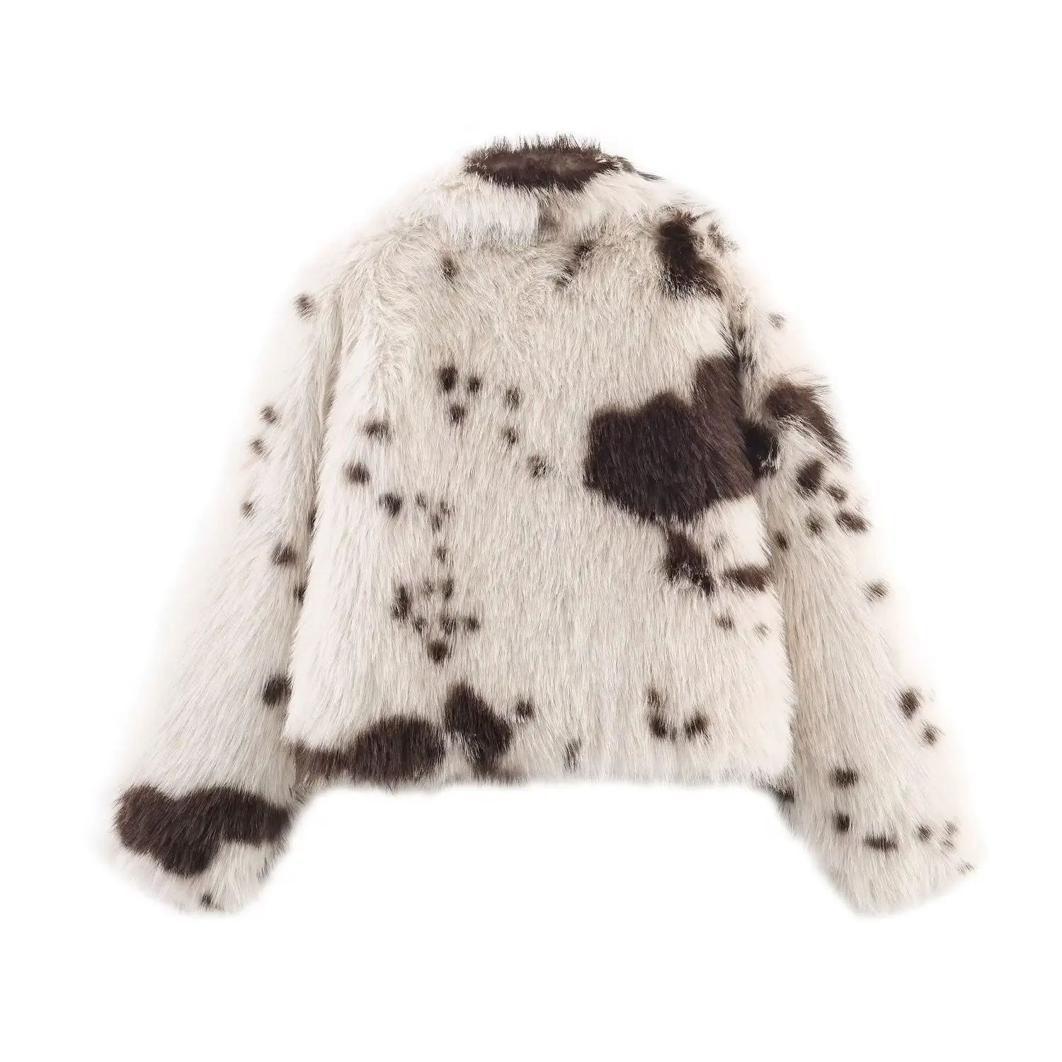 2025 سترة تأثير الفرو الصناعي أنيقة، عصرية، نمط جديد، ملابس مكتب مريحة، كاجوال، متعددة الاستخدامات، عتيقة، ملابس خارجية مثيرة