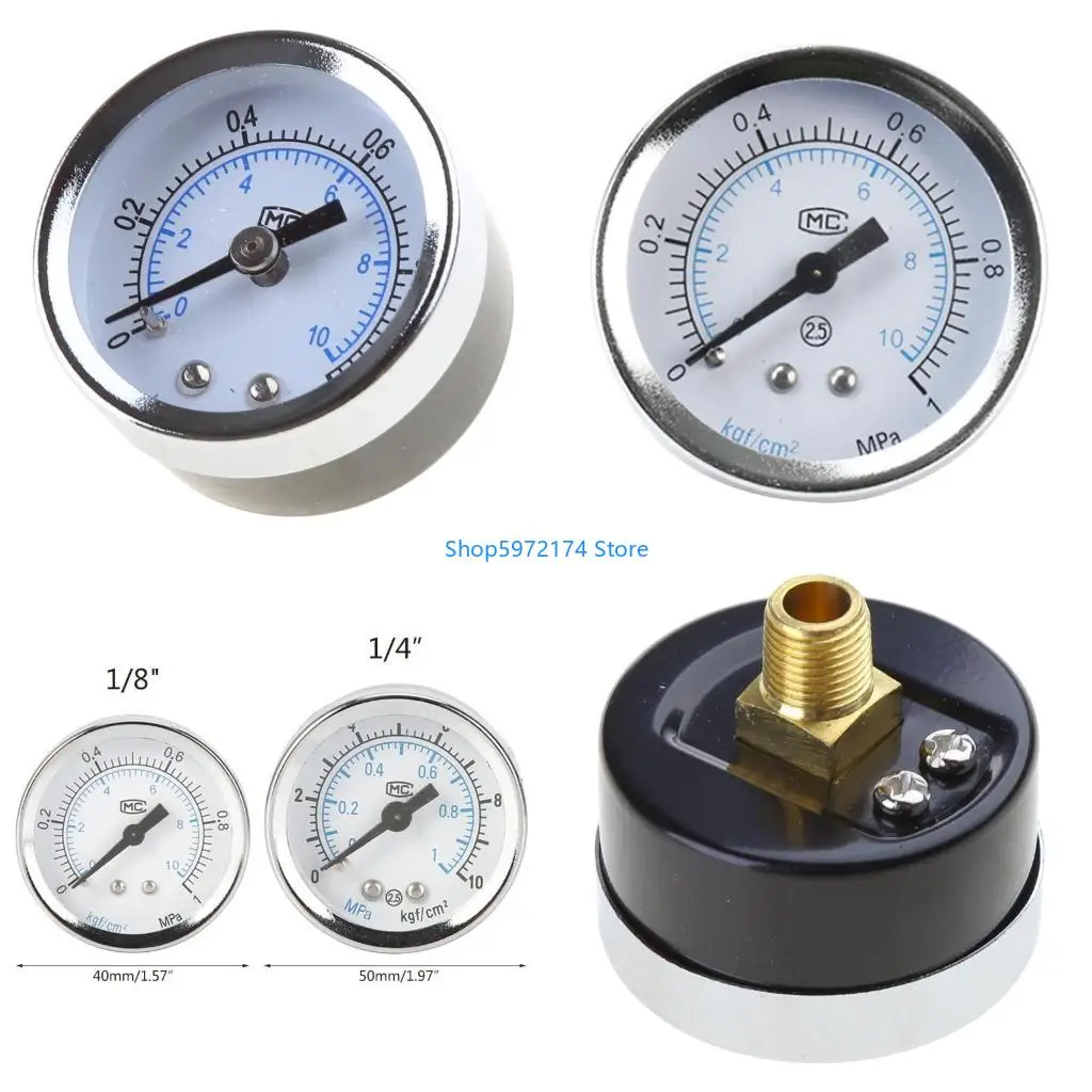 Y3NB Utility Pressure Gauge Industrial Double Scale Gauge Shatterproof Pressure Gauge