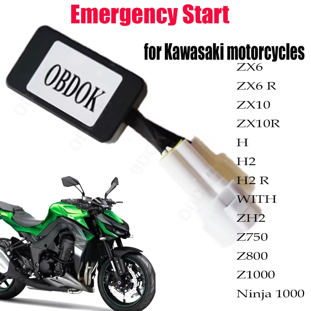 Immobiliser Emulatorfor Kawasaki Emergency Start Motorcycles ZX6 ZX6 R ZX10Z1000 Ninja 1000 Seamlessly Fits for Kawasaki
