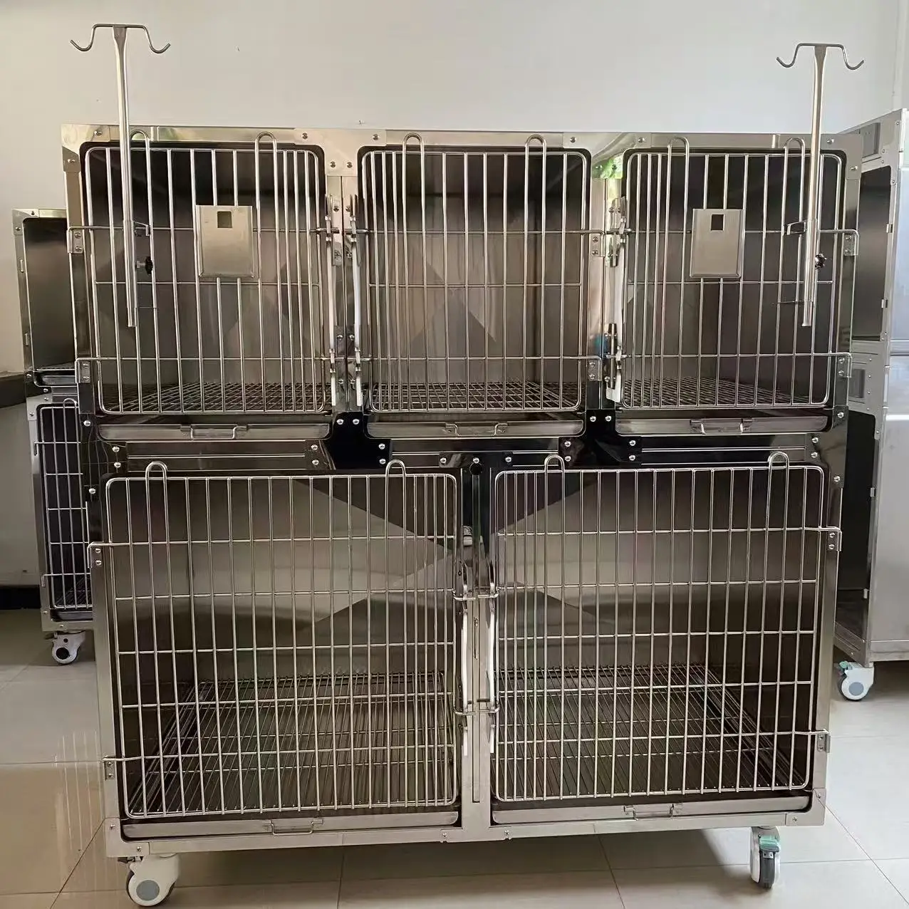 

Интеллектуальная клетка для кабины с контролем температуры из нержавеющей стали 304, инфузионная клетка для домашних животных, больничная инфузионная клетка, foster, кислородный склад