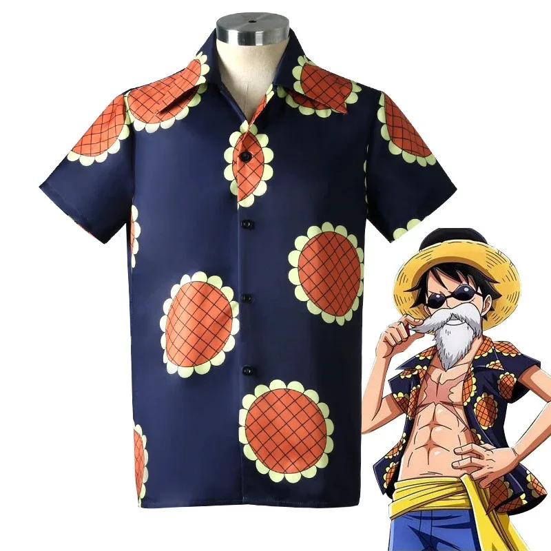 2025 New Anime ONE and PIECE Luffy Jacket Shirt Men Women Casual Daily Wear Stage Performance Carnival Party Cosplay
