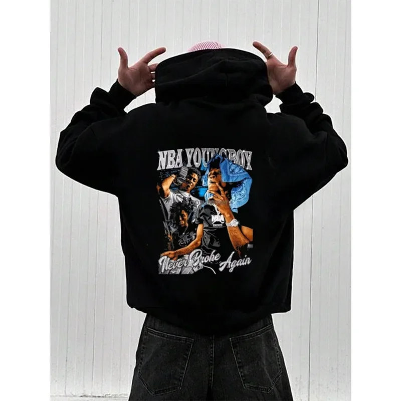 

2024 Playbois Carti Printed Hoodie YoungBoy Never Broke Again Sweatshirt Graphic Retro Aesthetic Hip Hop Arbitration Hoodie