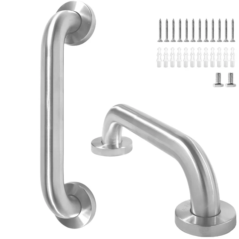 30-60cm Handrail High Quality Stainless Steel Bathroom Tub Bathroom Tub TToilet Grab Bar Shower Safety Support Handle Towel Rack