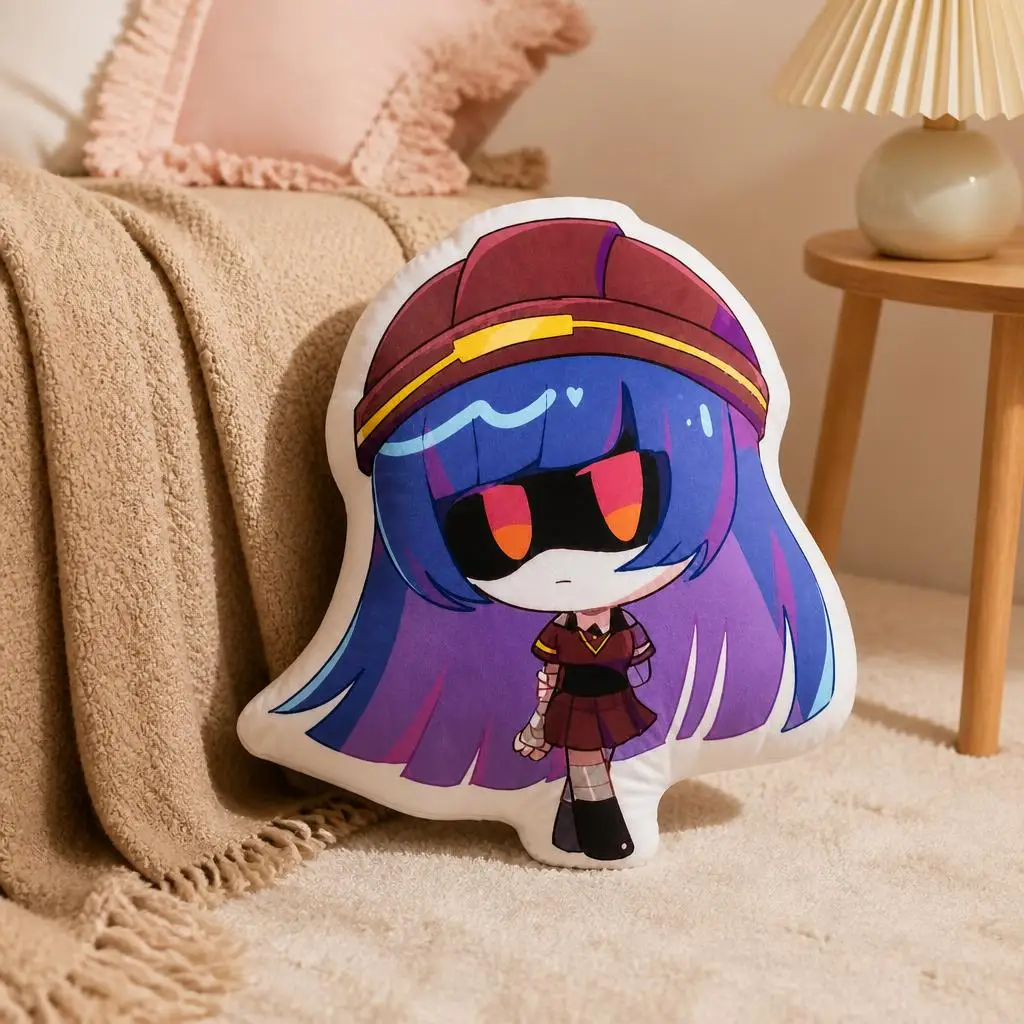 Murder Drones Uzi Doorman Drone Anime Chibi Robot Plush Pillow Cushion Irregular Stuffed Throw Pillow Home Decor Gift Sofa Bed